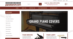 Desktop Screenshot of pianobench.com